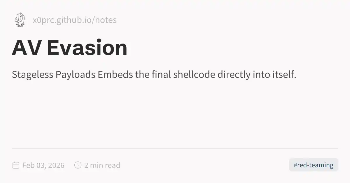 AV Evasion