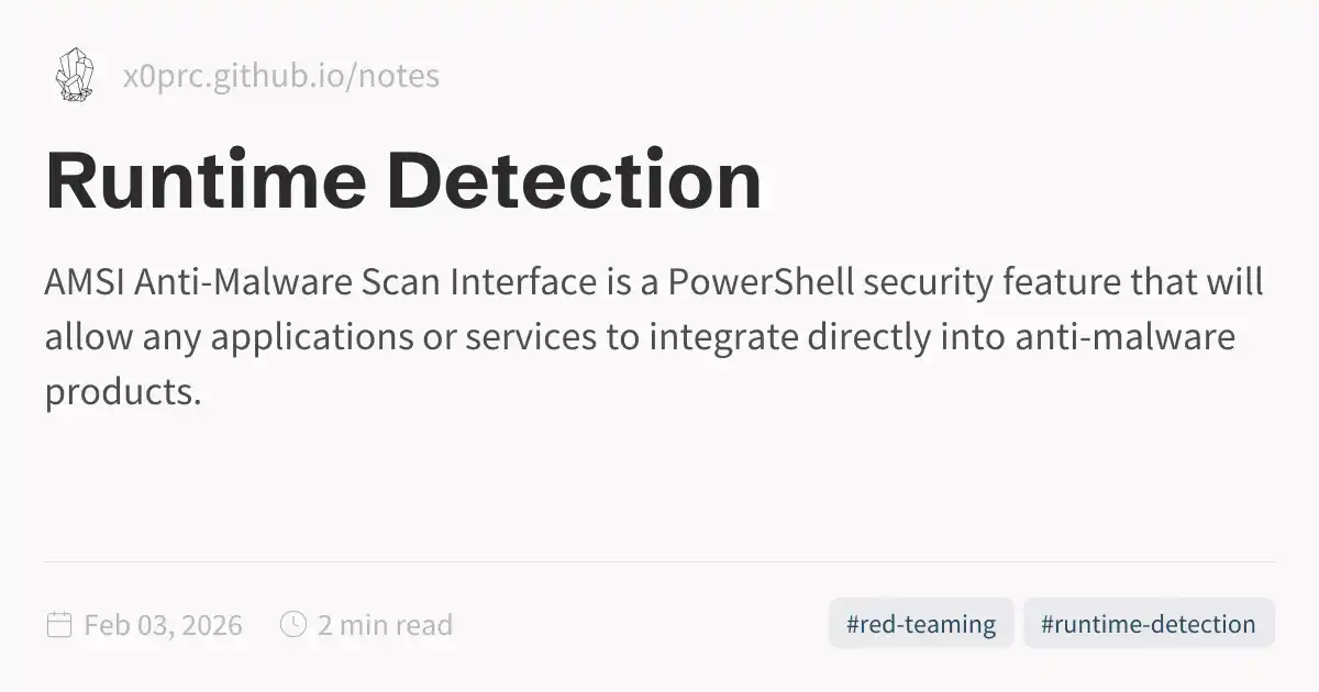 Detectruns Package Runtime Detection